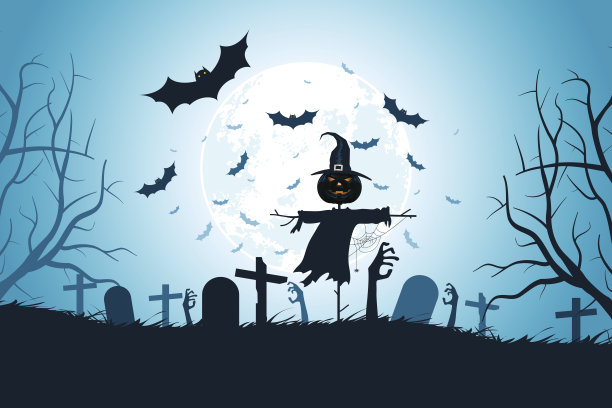 万圣节僵尸派对海报图片下载