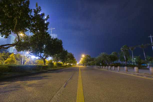 晚上路图片下载