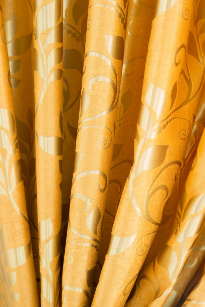 黄金的窗帘图片下载