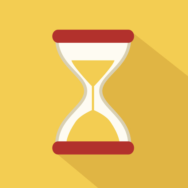 长阴影的平面风格图标图片下载