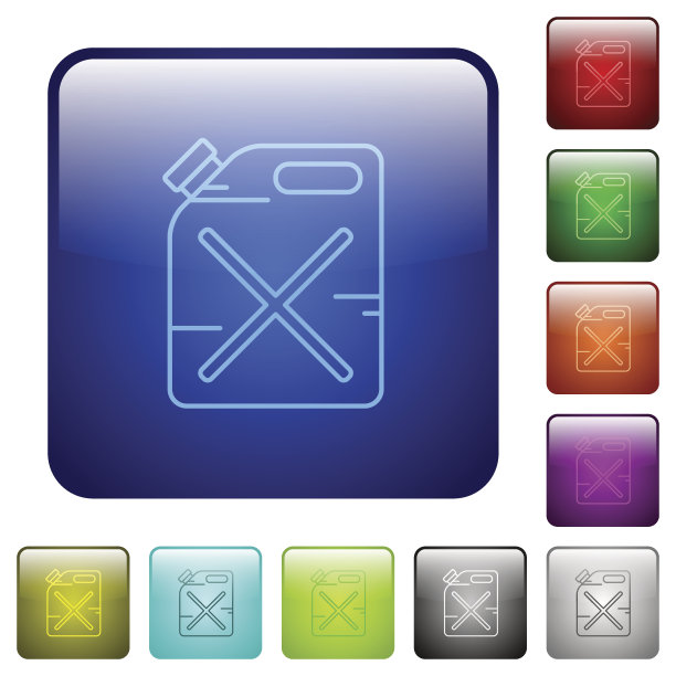 煤气罐颜色方形按钮图片下载