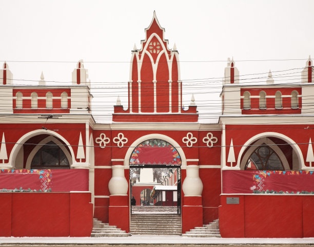 卡卢加的Gostinyi dvor。俄罗斯图片下载