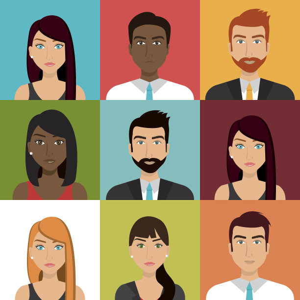 商务人士和团队合作图片下载