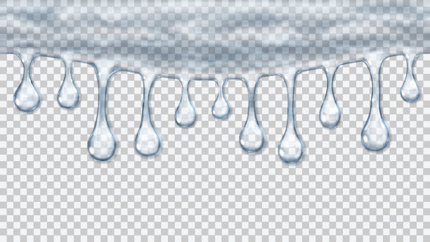 流动或悬挂透明无缝重复滴图片下载