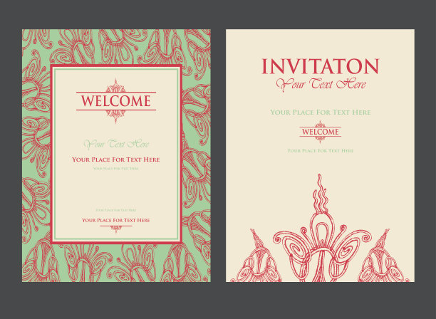 庆祝日期的邀请函。图片下载