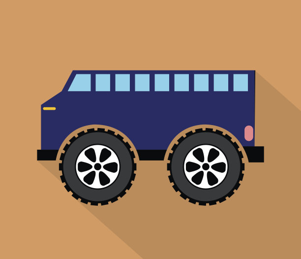 蓝色的车图片下载