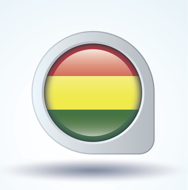 玻利维亚旗，矢量图图片下载