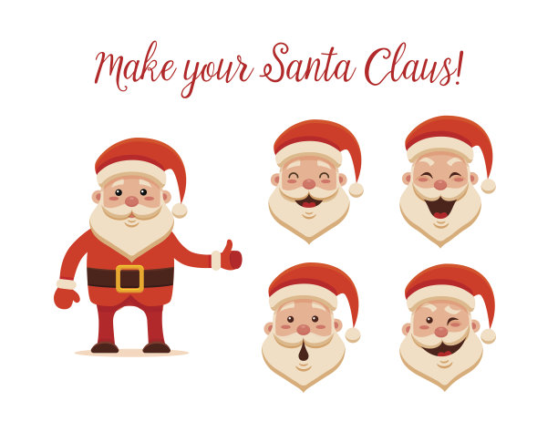 卡通圣诞老人图片下载