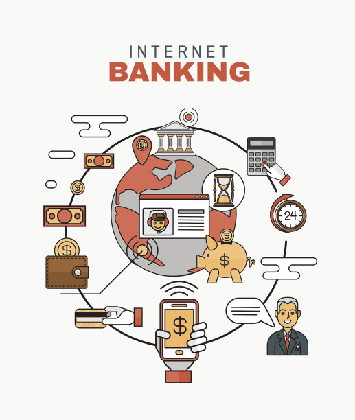 一组矢量图标和应用程序开发的元素图片下载