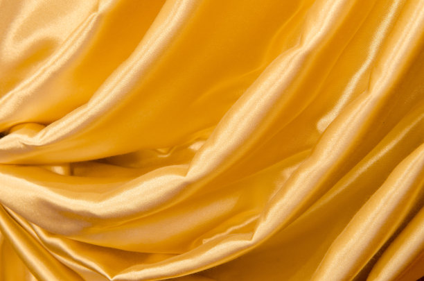 金色窗帘的一部分图片下载