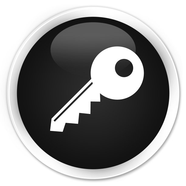 按键图标为premium黑色圆形按钮图片下载