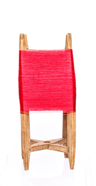 红色的线孤立在白色上图片下载