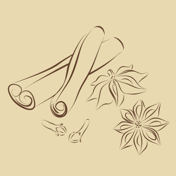 香料向量集。图片下载