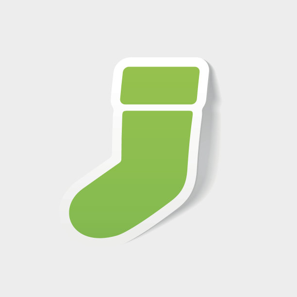 现实设计元素:圣诞袜图片下载