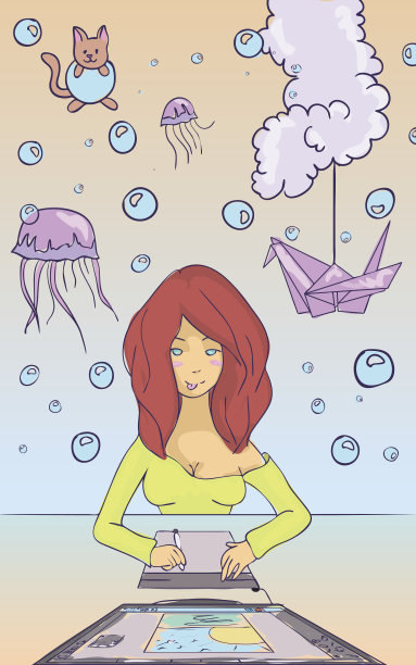 年轻的艺术家图片下载