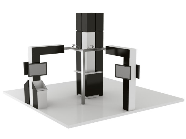 在贸易展览上的展台图片下载