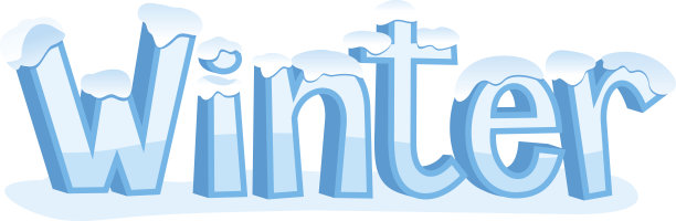 冬季蓝色寒冷横幅标志图片下载