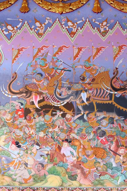 传统泰式绘画的杰作图片下载