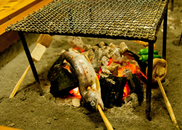 传统的烧烤,日本图片下载