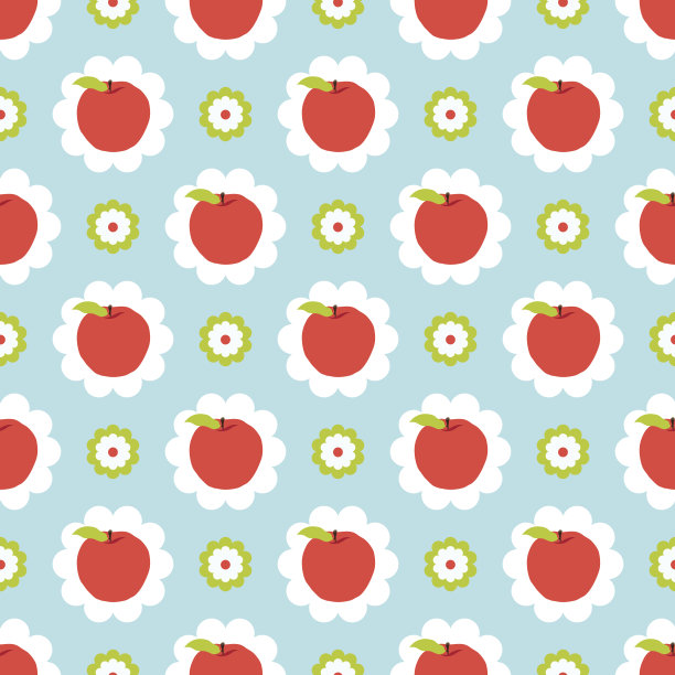 抽象苹果图案背景图片下载
