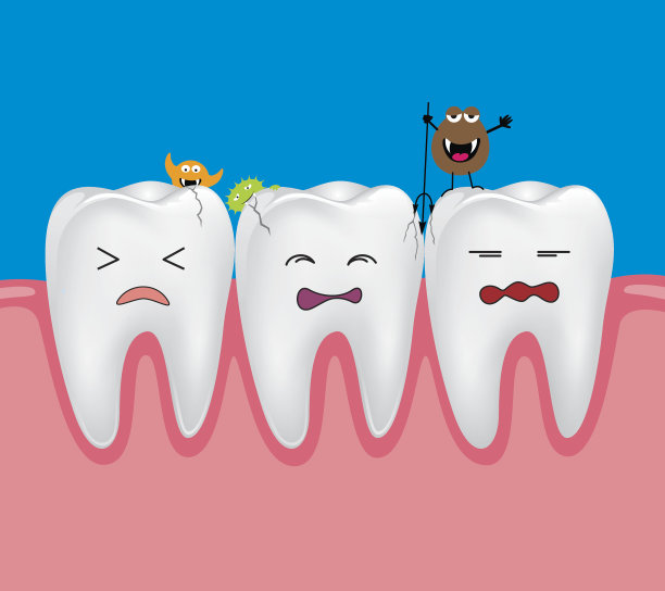 牙齿的细菌图片下载