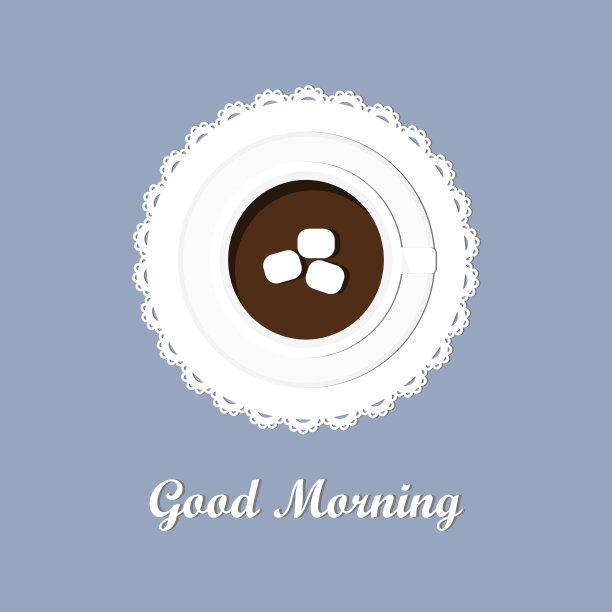 早上巧克力棉花糖图片下载