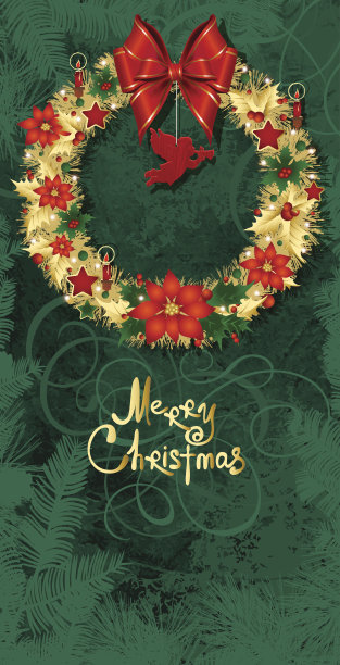 圣诞花环图片下载
