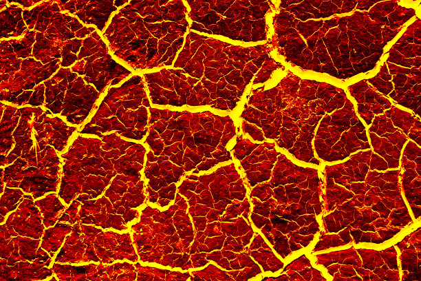熔岩的表面。背景图片下载