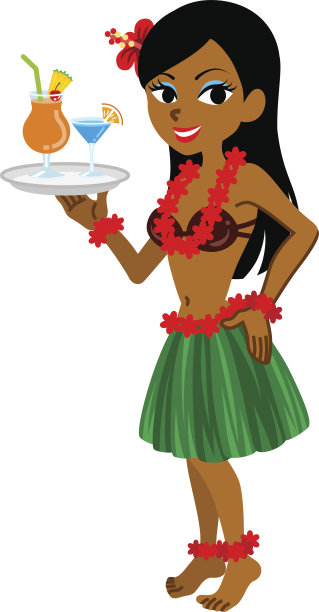 提供饮料，女草裙舞-全长图片下载