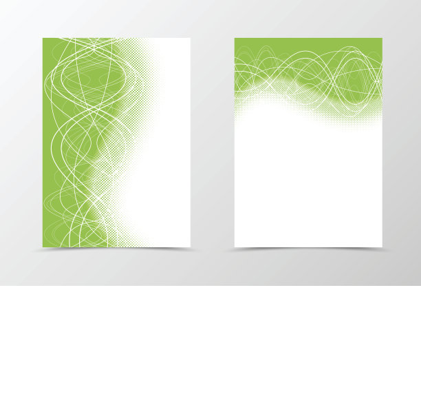 翼模板设计与半色调效果图片下载