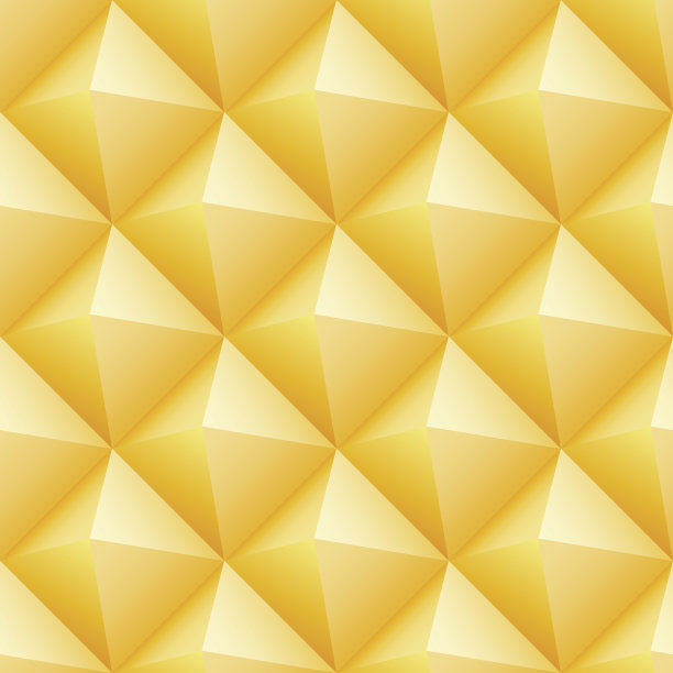 黄色三角形无缝图案图片下载