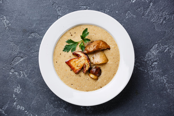 奶油蘑菇汤图片下载