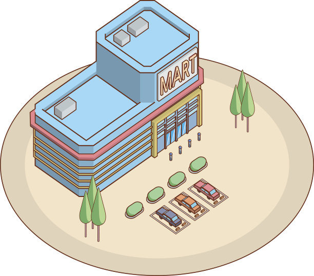 购物市场图片下载