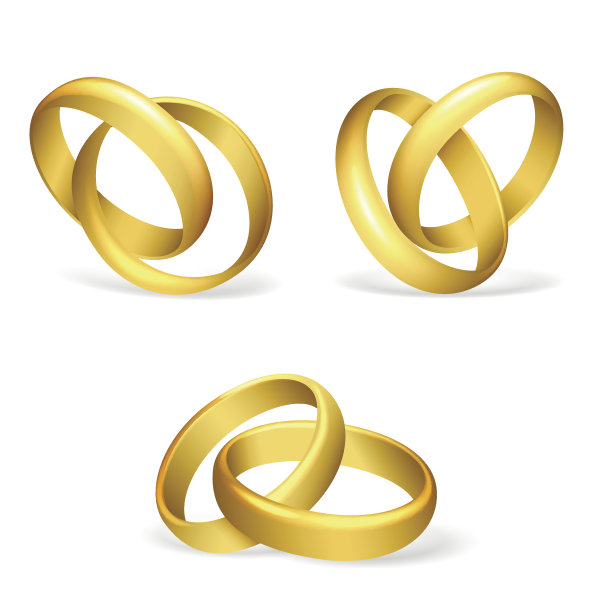 向量的结婚戒指图片下载