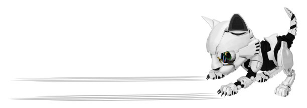 机器人小猫，长抓图片下载