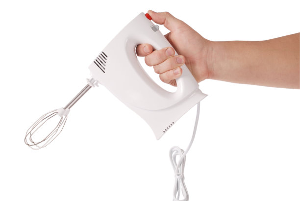 拿着搅拌机的厨师图片下载