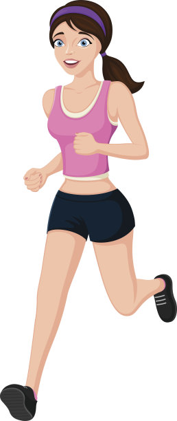 女人跑图片下载
