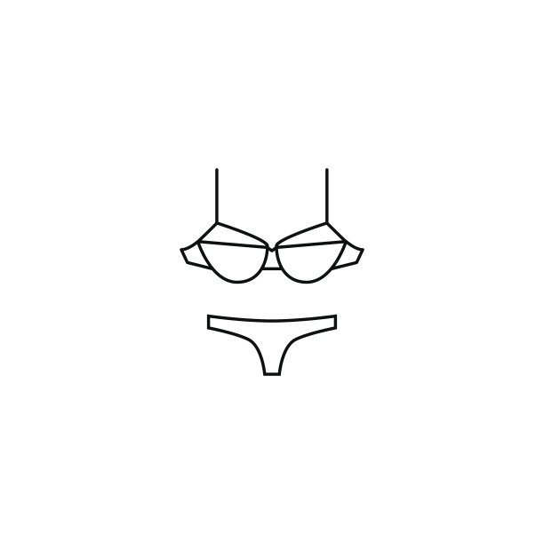 女性内衣。胸罩和内裤图片下载