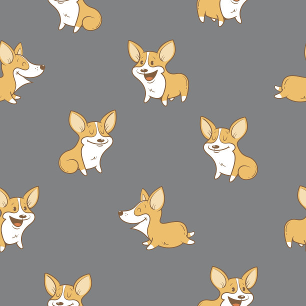 模式与狗。图片下载