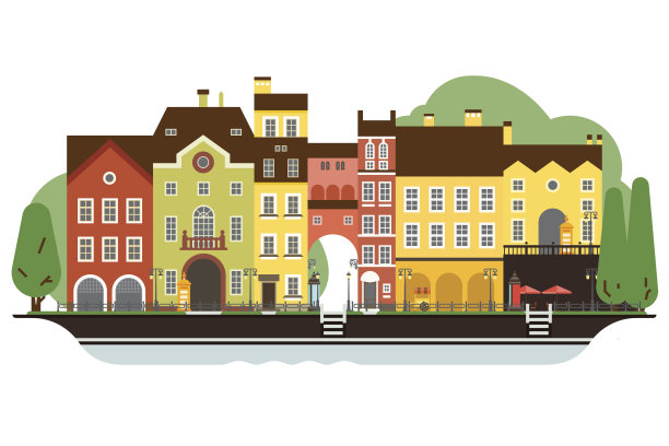 老城区的房子图片下载