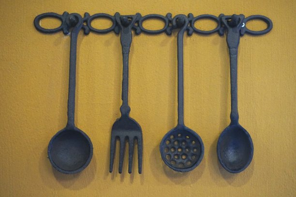 勺子和叉子图片下载