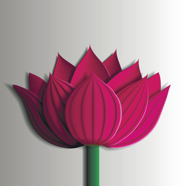 设计元素-粉色荷花3D图片下载