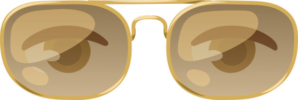 眼镜人眼矢量图片下载