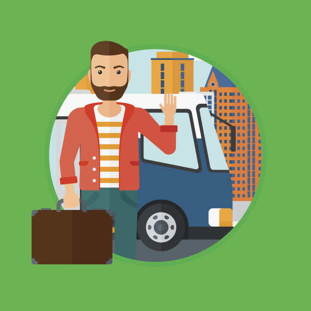 乘公共汽车旅行的人。图片下载