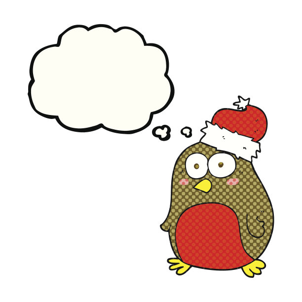 思想泡泡卡通知更鸟图片下载