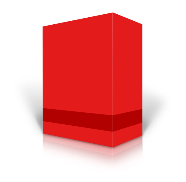 红色空白零售产品包装图片下载