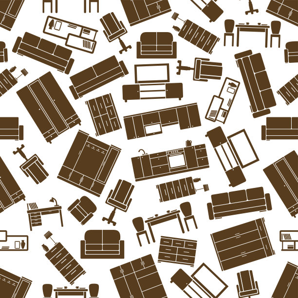 无缝的室内装饰图案设计图片下载