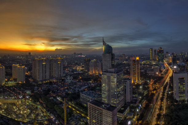 雅加达城市景观图片下载