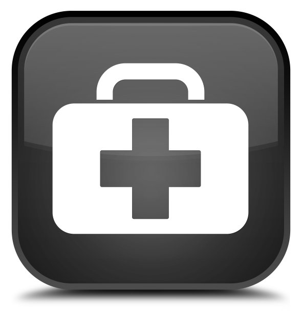 医用袋图标特殊黑色方形按钮图片下载