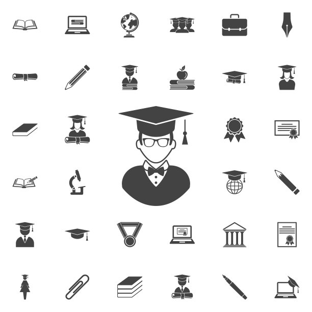 研究生图标图片下载